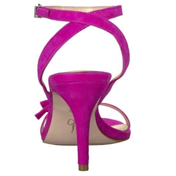 ~~SOLD~~ Jessica Simpson Hot Pink Heeled Sandal - Picture 4 of 6